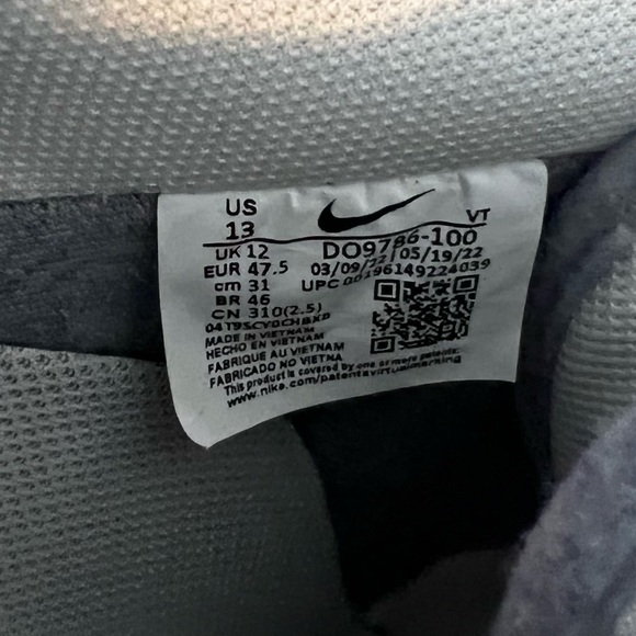 Mens Nike Air Force 1 like new - Picture 3 of 3